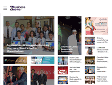 Tablet Screenshot of lankabusinessnews.com